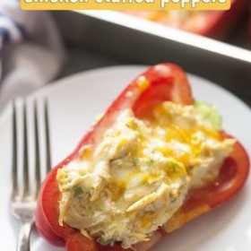 Cream Cheese Chicken Stuffed Peppers