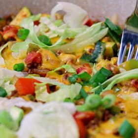 Keto Cheesy Taco Skillet