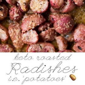 Parmesan Roasted Radish “Potatoes”
