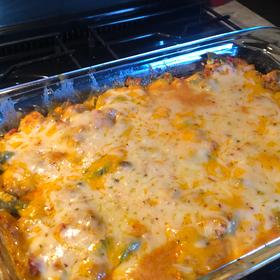 Spicy Keto Chicken and Cheese Casserole